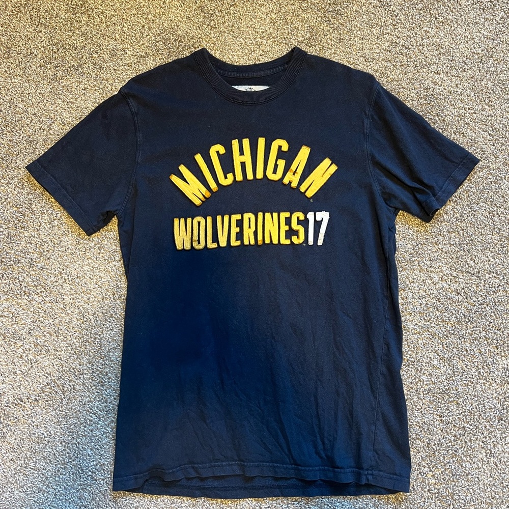Michigan Wolverines Navy Blue T-Shirt